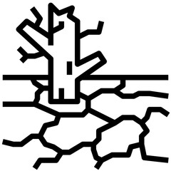 DROUGHT filled outline icon,linear,outline,graphic,illustration
