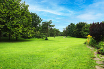The Wertwiesen Park, Heilbronn, Germany, Europe
