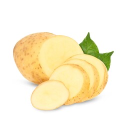 potato isolated on white background
