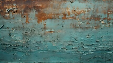 Sea blue Grunge Textured vintage old aged wallpaper background