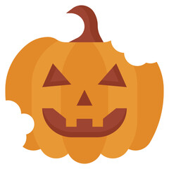 PUMPKIN filled outline icon,linear,outline,graphic,illustration