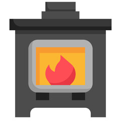 MASONRY HEATER filled outline icon,linear,outline,graphic,illustration