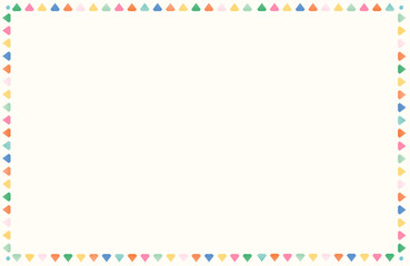 Blank colorful watercolor frame background