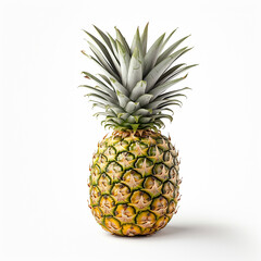 Fototapeta premium pineapple on a white