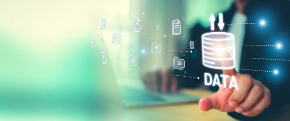 Cloud computing data management technology system for computer network cyber security or database...