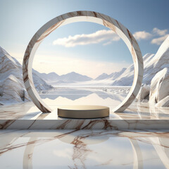  marble washroom concept 3d art elegant stone floor
