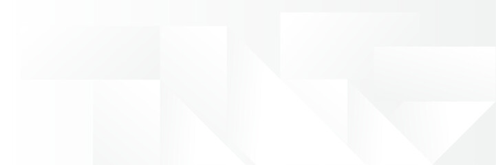 Abstract white Geometric banner design background.
