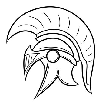 Spartan helmet greek