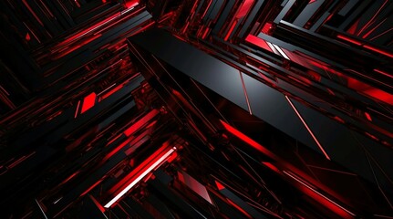 Illustration Design of line patterns with red black background