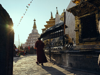 Stupas in Nepal - obrazy, fototapety, plakaty