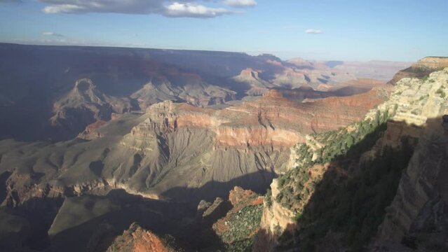 Grand Canyon National Park Arizona with its layered bands of red rock revealing millions of years of geological history