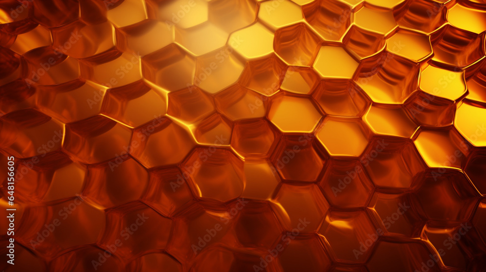 Poster honeycomb pattern background image.