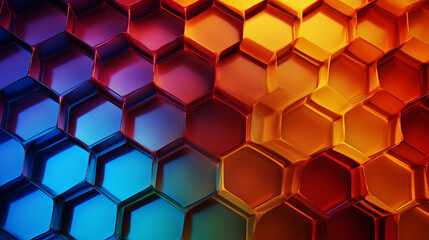 Honeycomb pattern background image.