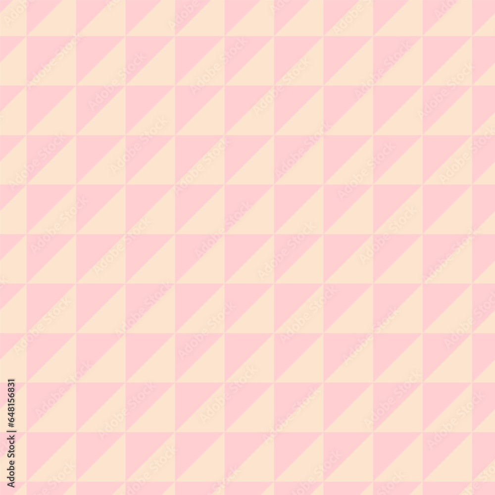 Wall mural pink gold geometric seamless pattern.gradient pastel abstract graphic repeat pattern.vector illustra