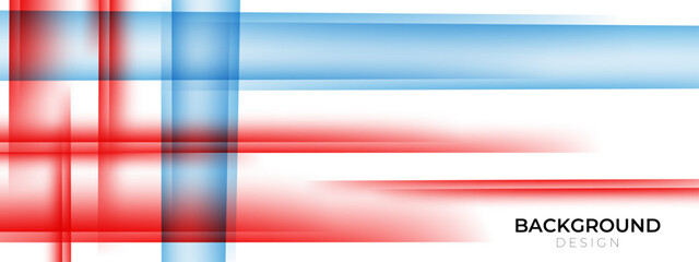 Trendy abstract background vector illustration. Red blue style dynamic lines background