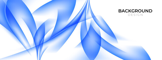 Geometric style blue background. Gradient fresh transparent design background.