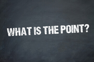 What is the Point?	