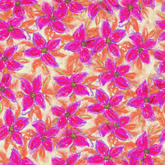 abstract floral background pink print scarf fabric