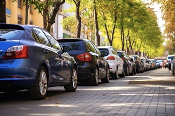 Expert Parallel Parking on Urban Streets: Skillfully Maneuvering Rows of Cars in Busy City Parking Lots on Asphalt Roads