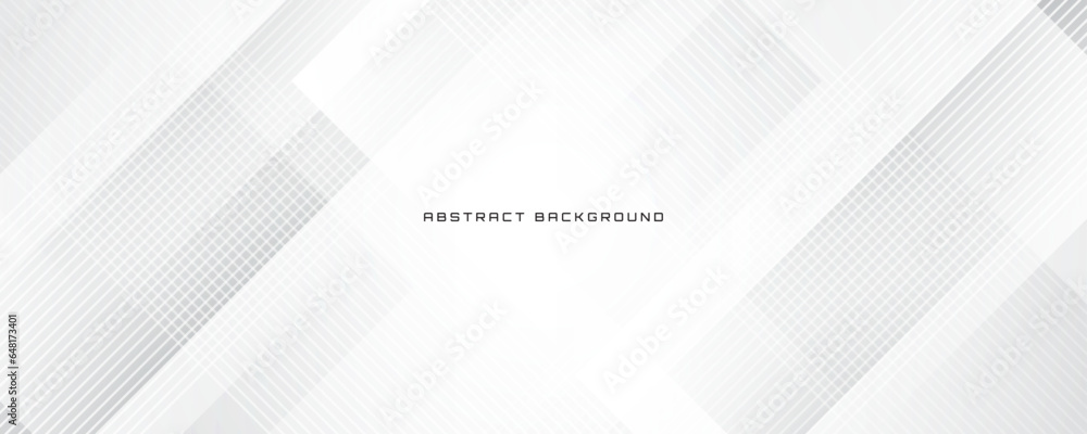 Poster white geometric abstract background overlap layer on bright space with lines effect decoration. mode