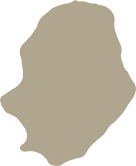 doodle freehand drawing of niue island map.