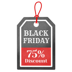 Black Friday Discount Tag 75