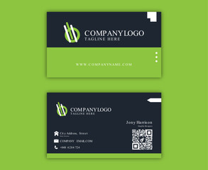 modern and clean professional business card template
