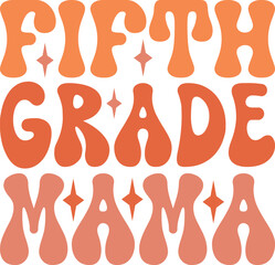 mother's day retro svg design