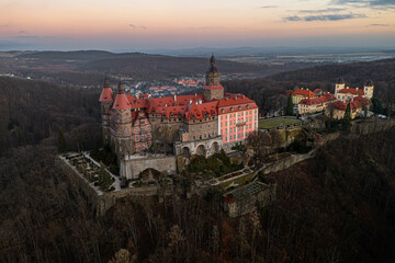 Zamek w Walbrzychu © sopthedrone