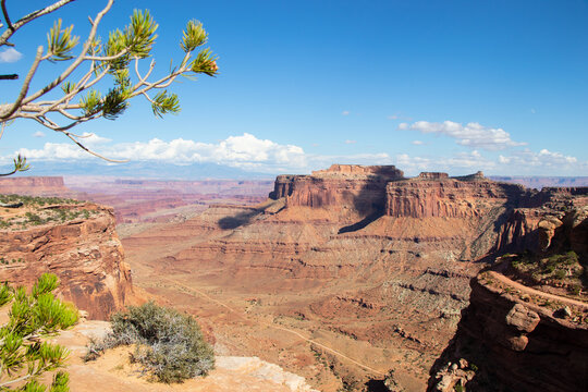 View into Canyonlands National Park USA
