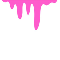 Pink Liquid Drips.Paint Dripping .Current Pink Paint
