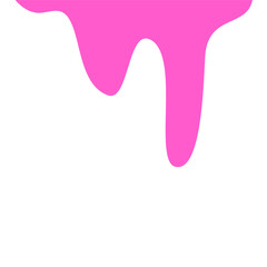 Pink Liquid Drips.Paint Dripping .Current Pink Paint