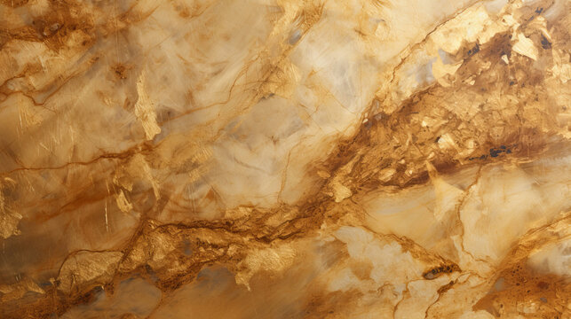 Gold marble abstract design countertop. Texture paint stone background pattern © Peopleimages - AI