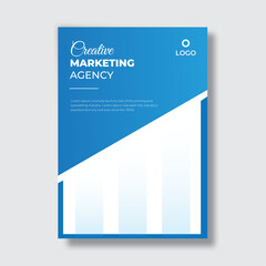 Corporate and business promotion cover design template.