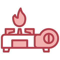 PICNIC GAS filled outline icon,linear,outline,graphic,illustration