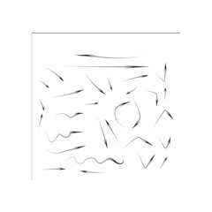 Sketch line arrow element. Hand-drawn doodle sketch style. Arrow, brush decoration. Vector illustration