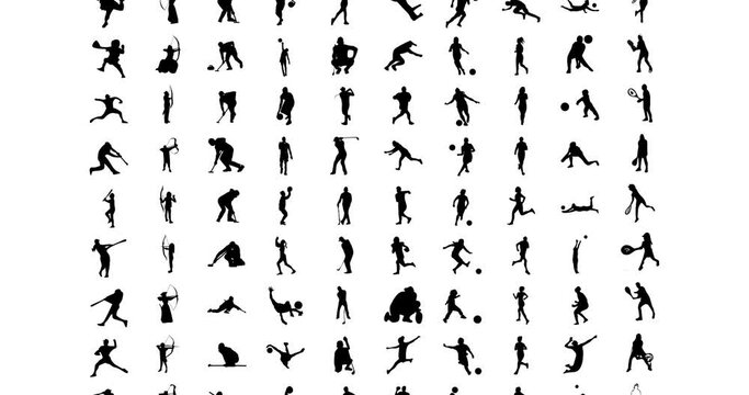 Sport player set
