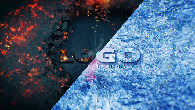 Fire and Ice Logo Reveal