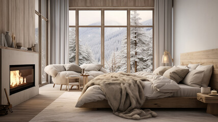Cozy Bedroom Designed Following the Hygge Concept