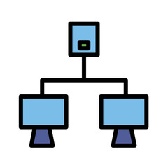  Cloud Server Web  Icon