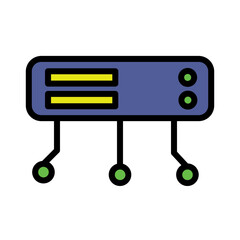 Cloud Server Web  Icon