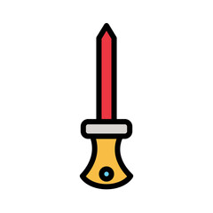  Equipment Screw Driver Tool Icon