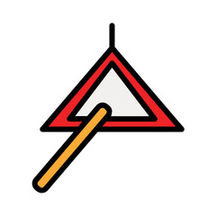  Music Sound Triangle  Icon
