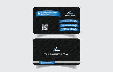 Unique creative  business card design template