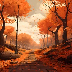 autumn season background,