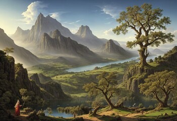 Fantasy landscape.