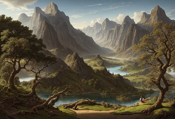 Fantasy landscape.