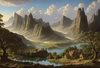 Fantasy landscape.