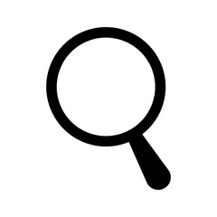 Loupe icon in line. Search symbol. Magnifier icon in line. Magnifying glass symbol. Search sign in png. Loupe icon.
