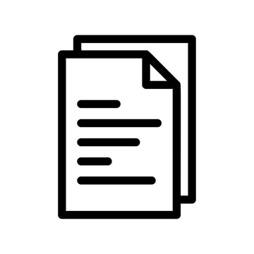 picto pictogramme icones et symboles boutons trace document feuille papier contrat travail noir gras